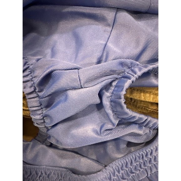 Vintage Harval Athletic MFG Running Shorts Blue Nylon Custom Team medium - Picture 4 of 6